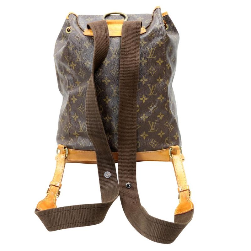 Louis Vuitton Drawstring Montsouris Monogram Canvas Backpack LV-B0505P-0001 - Image 2
