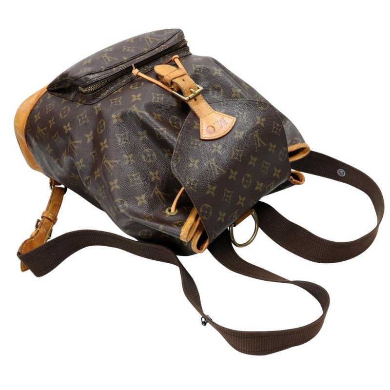 Louis Vuitton Drawstring Montsouris Monogram Canvas Backpack LV-B0505P-0001 - Image 4