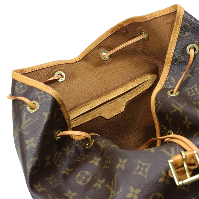 Louis Vuitton Drawstring Montsouris Monogram Canvas Backpack LV-B0505P-0001 - Image 9