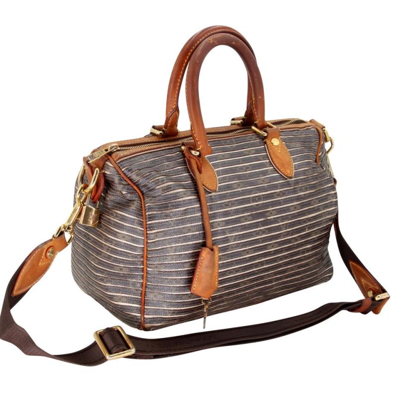Louis Vuitton Speedy Eden Limited Edition Bandouliere Pesh Monogram Canvas Cross Body Bag - Image 2