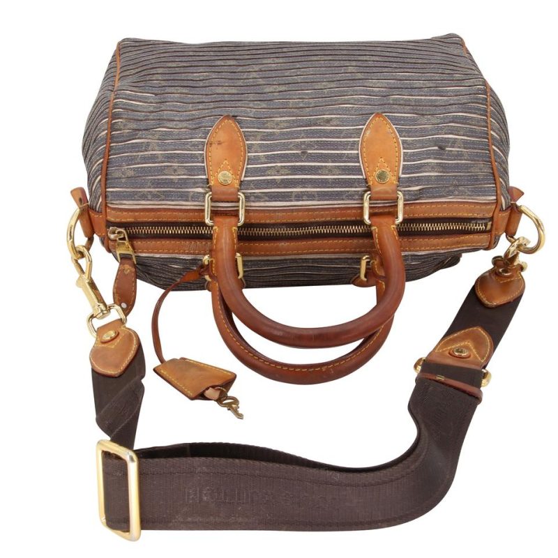 Louis Vuitton Speedy Eden Limited Edition Bandouliere Pesh Monogram Canvas Cross Body Bag - Image 3
