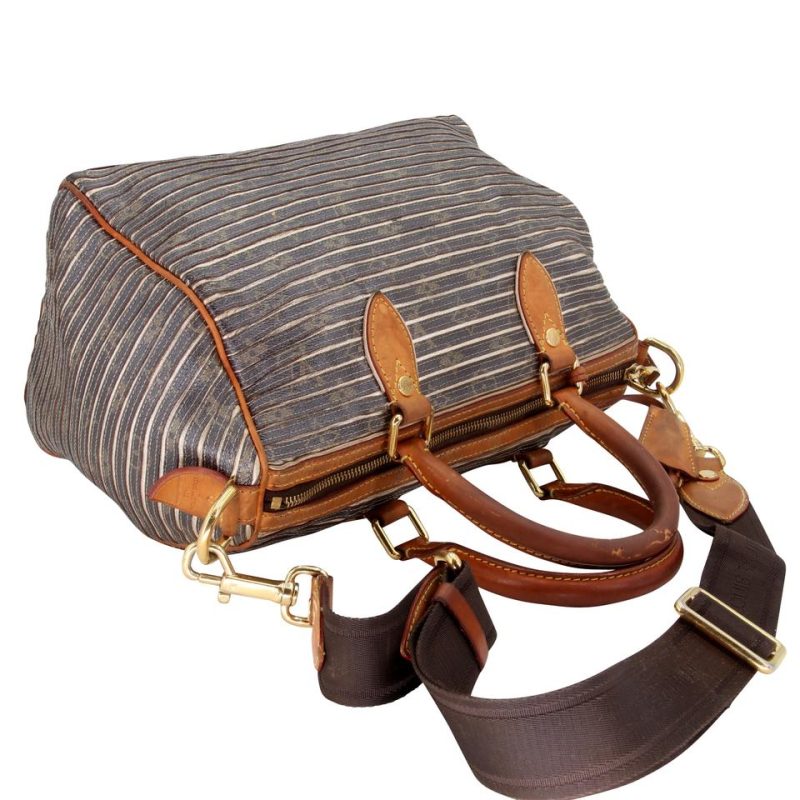 Louis Vuitton Speedy Eden Limited Edition Bandouliere Pesh Monogram Canvas Cross Body Bag - Image 4