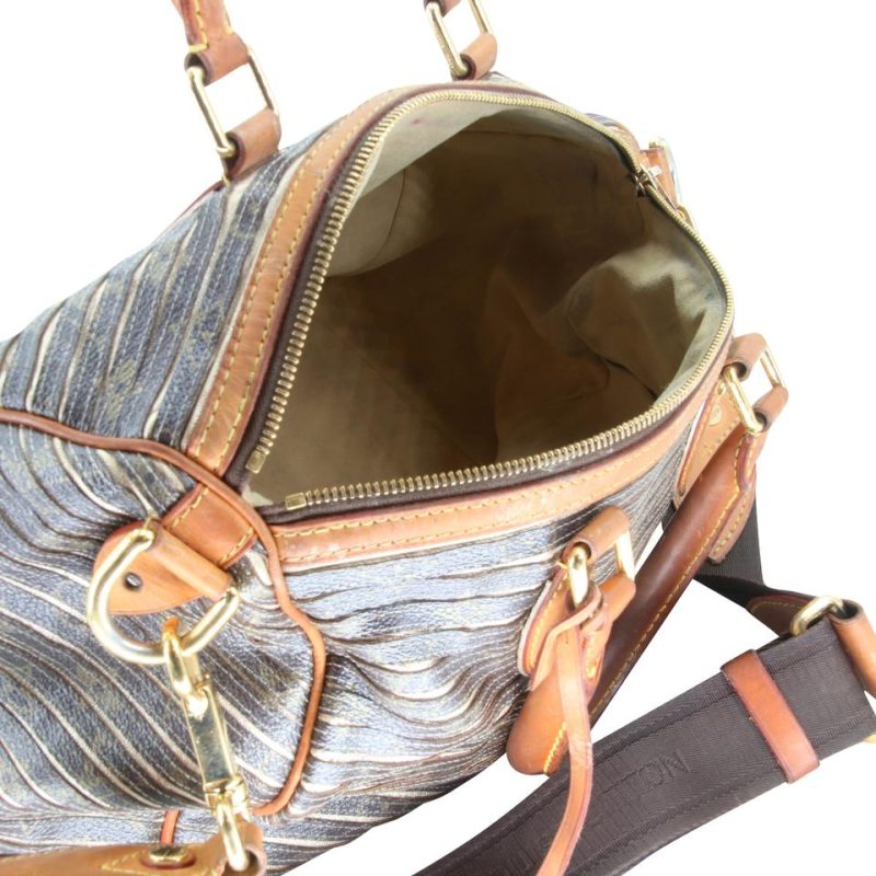 Louis Vuitton Speedy Eden Limited Edition Bandouliere Pesh Monogram Canvas Cross Body Bag - Image 7