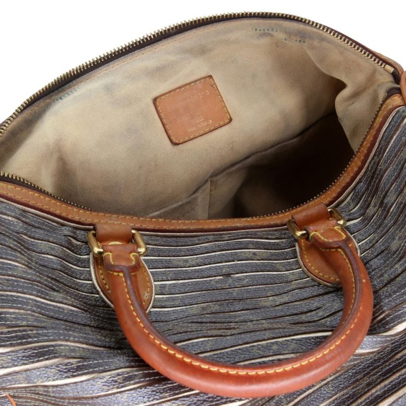 Louis Vuitton Speedy Eden Limited Edition Bandouliere Pesh Monogram Canvas Cross Body Bag - Image 8
