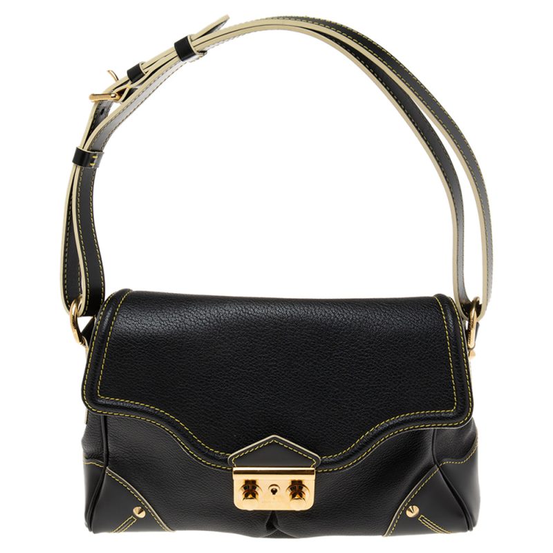 Louis Vuitton Black Suhali Leather L'Absolu de Voyage Bag