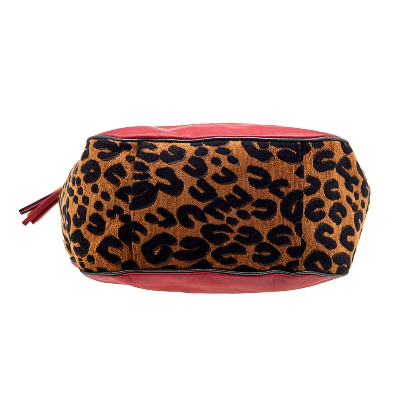 Louis Vuitton Leather And Jacquard Limited Edition Safari Flight Bag - Image 6