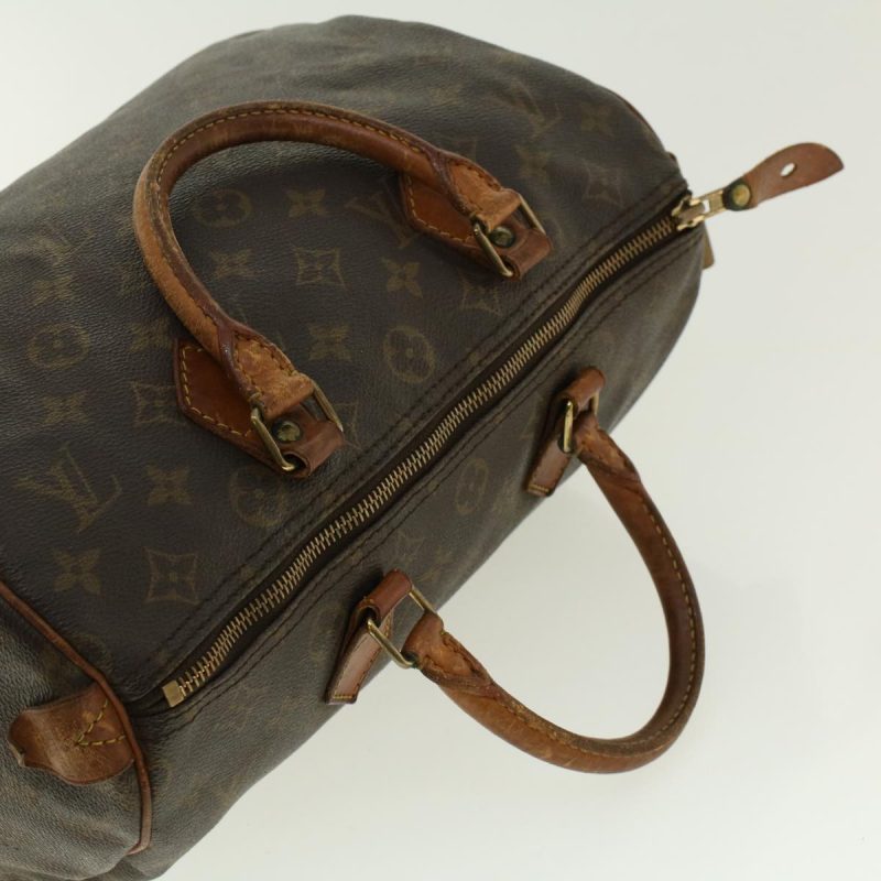 LOUIS VUITTON Monogram Speedy 30 Hand Bag M41526 LV Auth rd5009 - Image 5