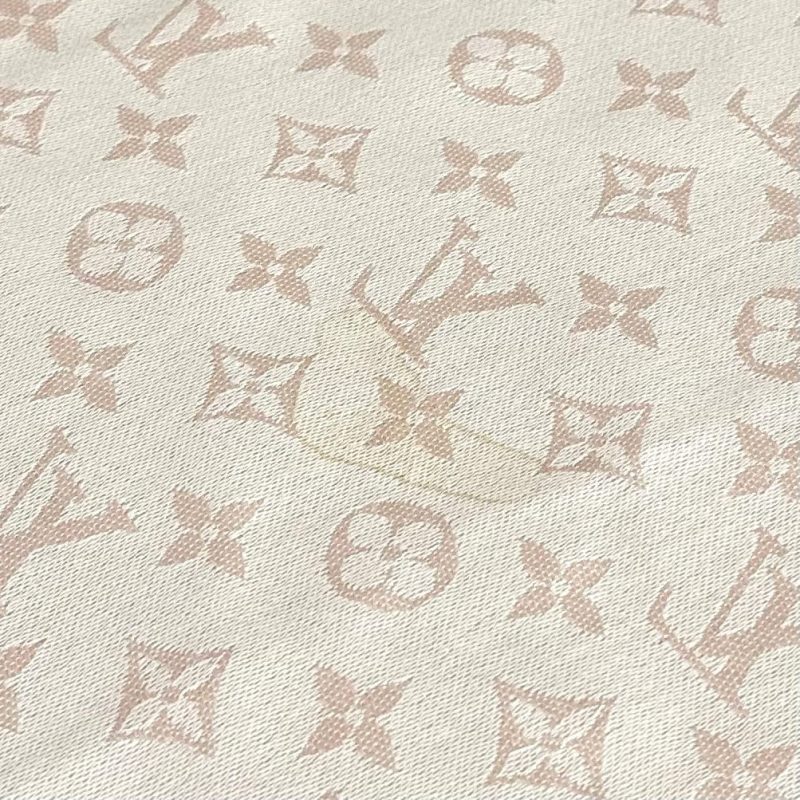 Louis Vuitton Monogram Silk Blend Denim Shawl - Image 2