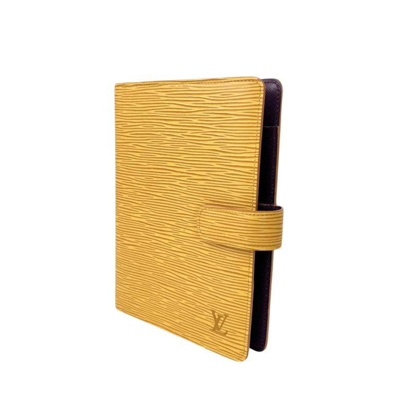 Louis Vuitton Yellow Epi Leather Medium Agenda - Image 3