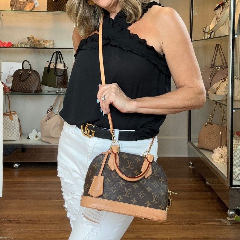 Louis Vuitton Monogram Alma BB w/ Strap
