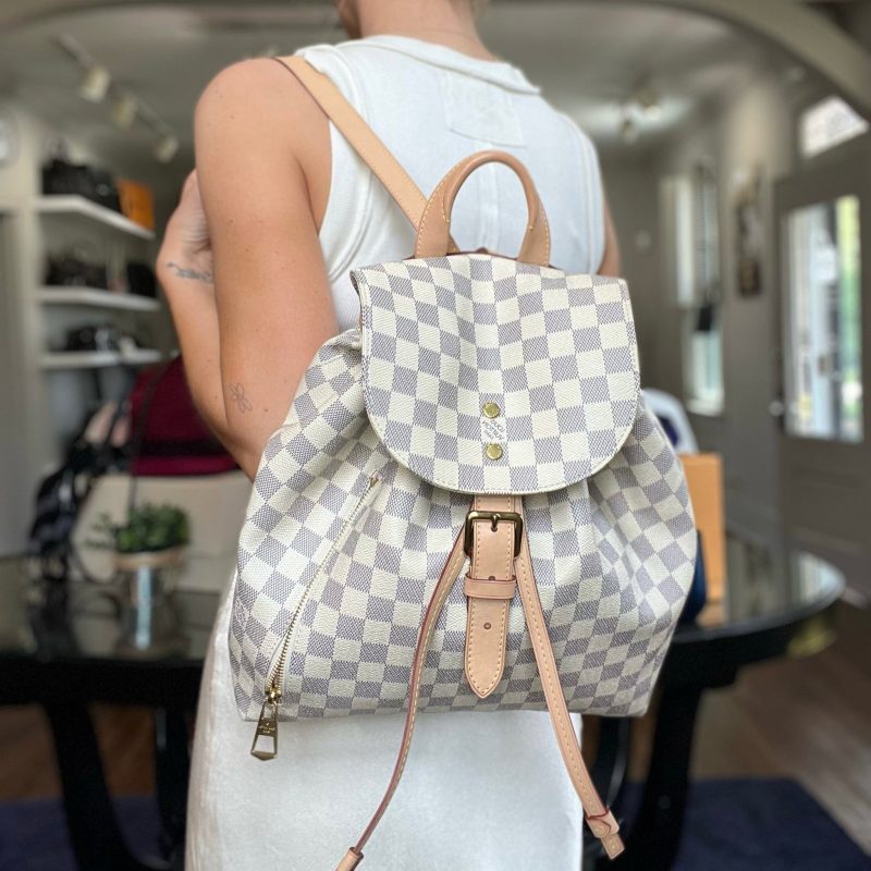 Louis Vuitton Damier Azur Sperone Backpack