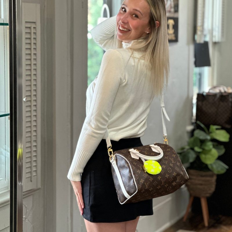 Louis Vuitton Monogram Speedy 25 Bandouliere Match