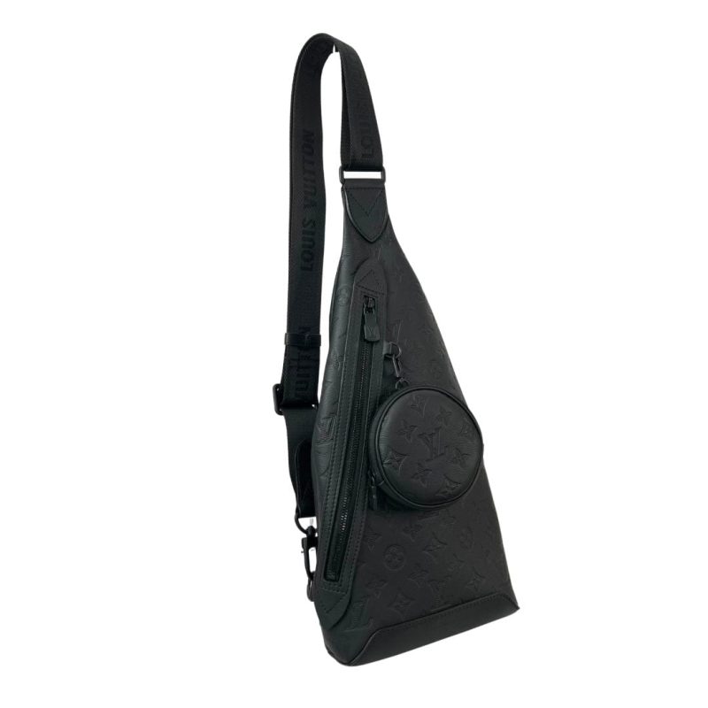 Louis Vuitton Duo Sling Bag Black Autres Toiles Monogram