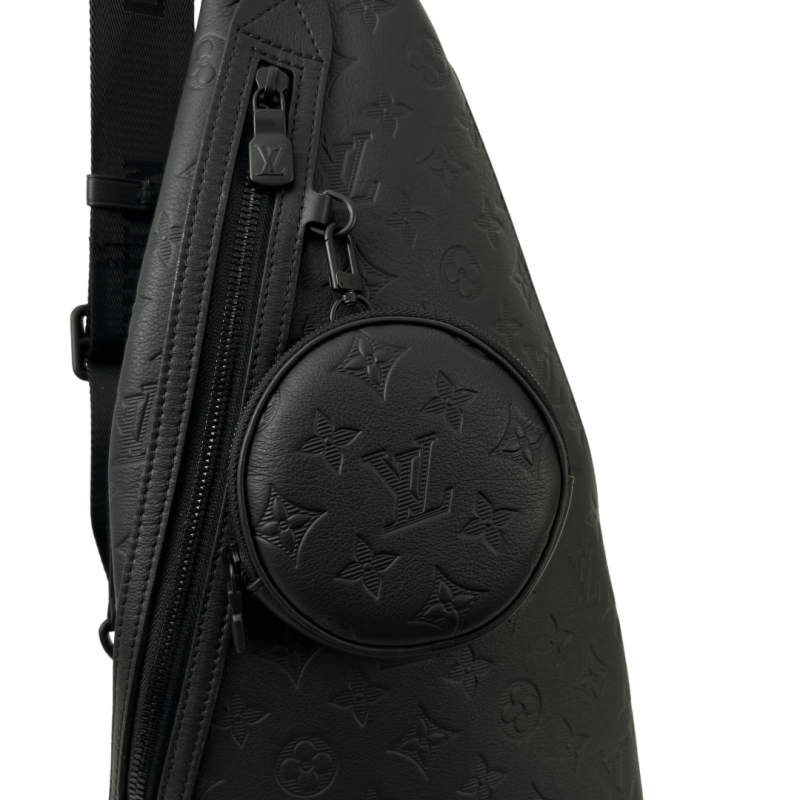 Louis Vuitton Duo Sling Bag Black Autres Toiles Monogram - Image 7