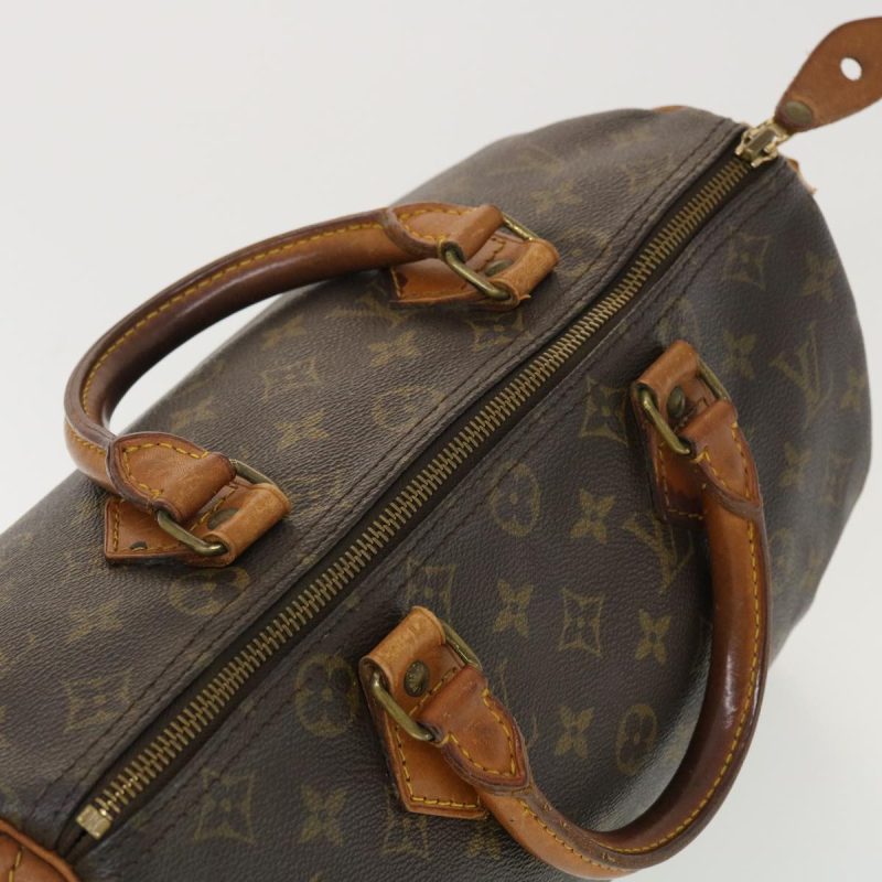 LOUIS VUITTON Monogram Speedy 30 Hand Bag M41526 LV Auth th3508 - Image 5
